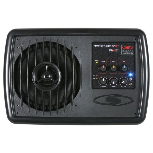 Galaxy Audio The original mic-stand-mountable Powered Hot Spot Full Range Compact Personal Monitor with controls - PA6BT