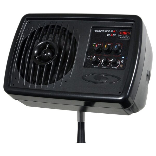 Galaxy Audio The original mic-stand-mountable Powered Hot Spot Full Range Compact Personal Monitor with controls - PA6BT