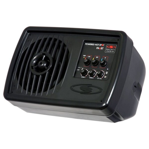 Galaxy Audio The original mic-stand-mountable Powered Hot Spot Full Range Compact Personal Monitor with controls - PA6BT