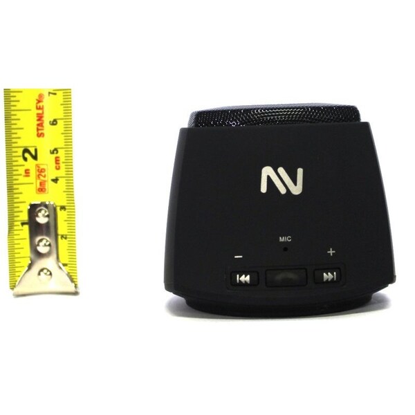 Nutek Bluetooth Wireless Portable Speaker for Tablet or Phone w/Bluetooth COLOR: BLACK - BT106M1