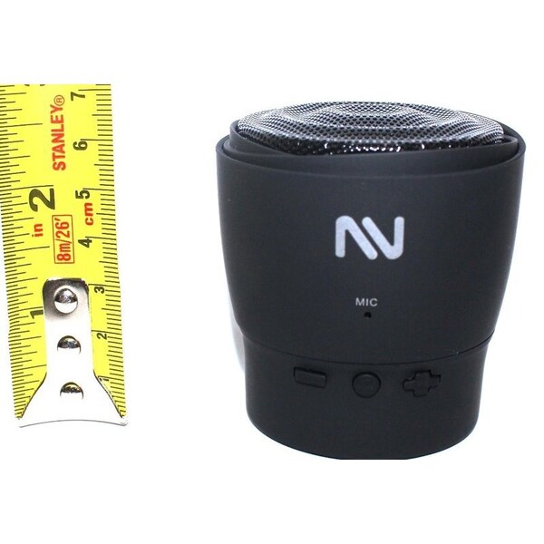 Nutek Bluetooth Wireless Portable Speaker for Tablet or Phone w/Bluetooth COLOR: BLACK - BT109M1