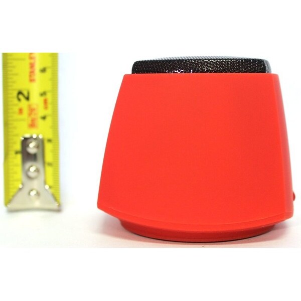 Nutek Bluetooth Wireless Portable Speaker for Tablet or Phone w/Bluetooth COLOR: RED - BT106M3