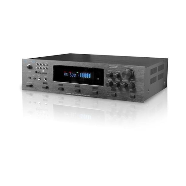 Technical Pro Technical Pro h12x500ubt Digital Hybrid Amplifier; Preamp & Tuner With 12 Speaker Output - H12X500UBT