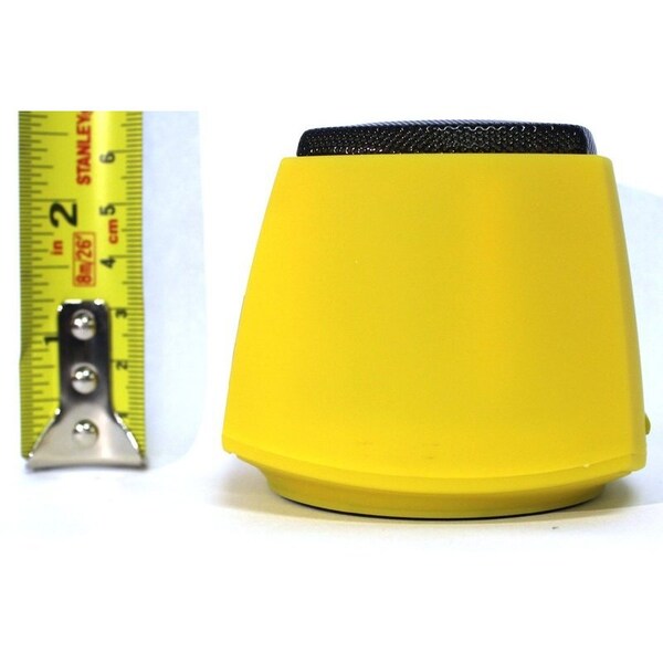 Nutek Bluetooth Wireless Portable Speaker for Tablet or Phone w/Bluetooth COLOR: YELLOW - BT106M5