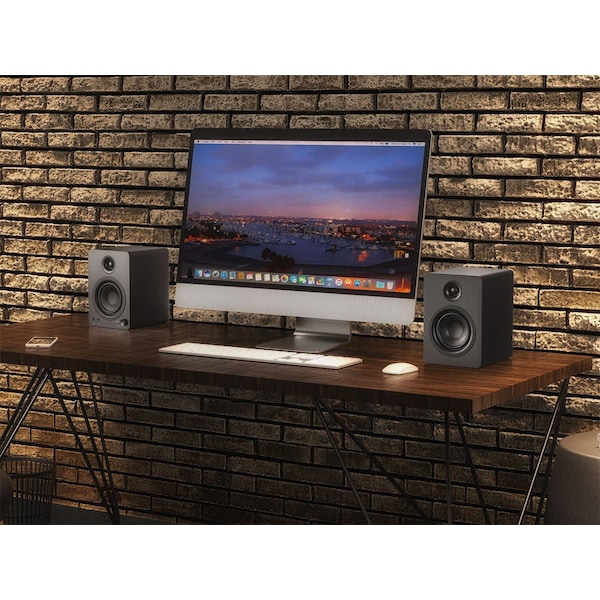 Monoprice DT-4BT 60-Watt Multimedia Desktop Powered Speakers with Bluetooth - 36572