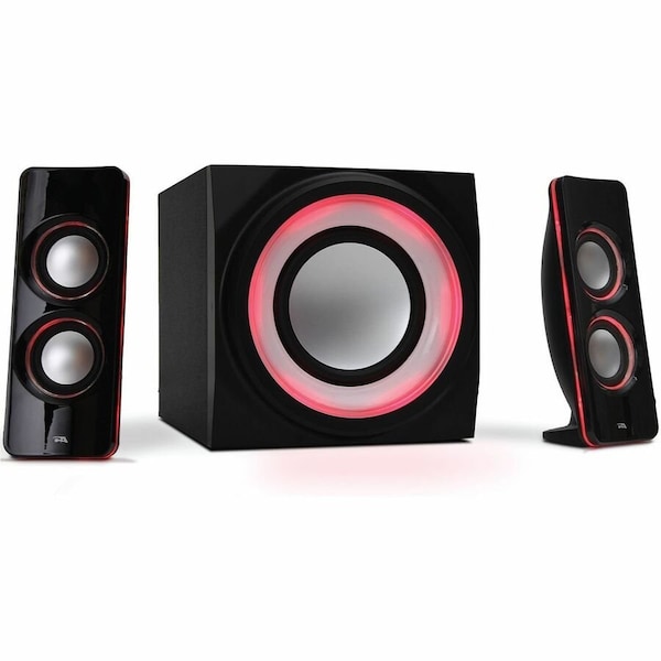 Cyber Acoustics Cyber Acoustics CA-SP34BT 2.1 Bluetooth Speaker System - Black - CA-SP34BT