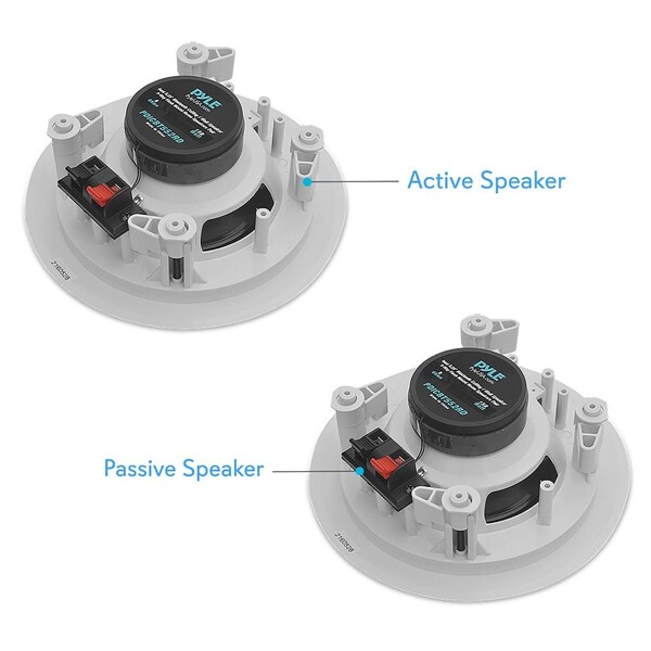 Pyle Dual 5.25" Bluetooth Ceiling / Wall Spea - PDICBT552RD
