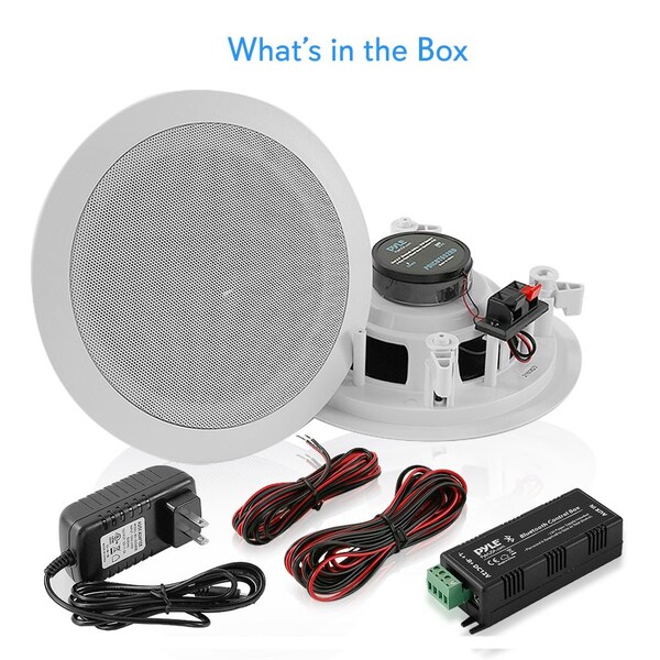 Pyle Dual 5.25" Bluetooth Ceiling / Wall Spea - PDICBT552RD