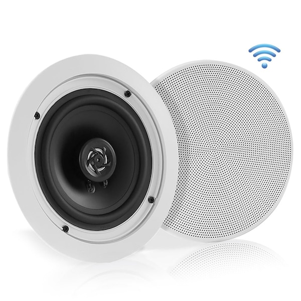 Pyle Dual 5.25" Bluetooth Ceiling / Wall Spea - PDICBT552RD