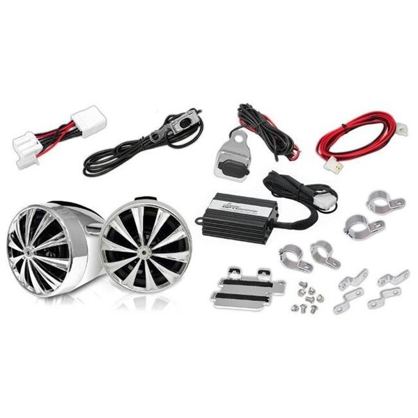 Sound Around Inc Sound Around-Lanzar Audio OPTIMC91BT Bluetooth Motorcycle Speakers - OPTIMC91BT