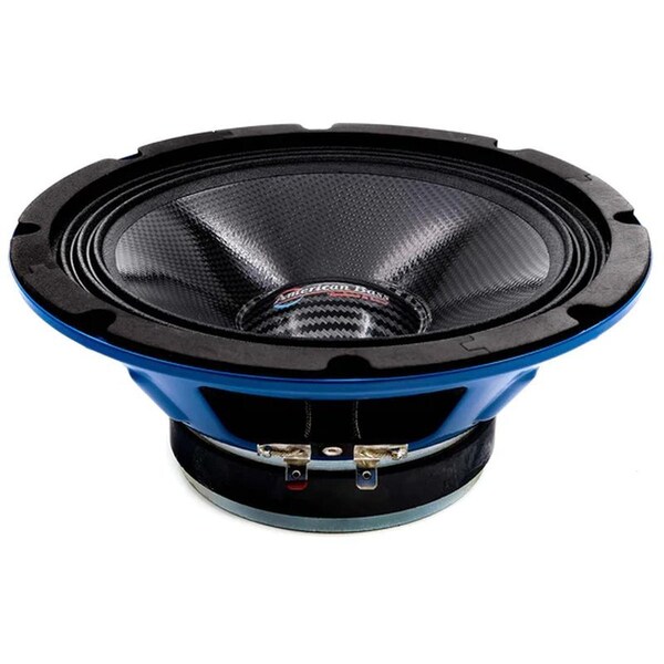 American Bass High Power Godfather 8-in Carbon Fiber Cone Midrange Speaker Single with matched grill - GF-8CC