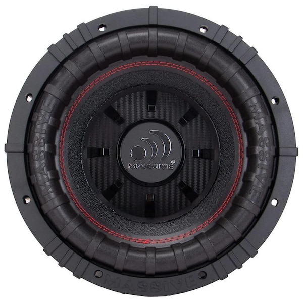 Massive Audio 10 1000 Watts RMS Dual 4 Ohm Subwoofer - GTR104