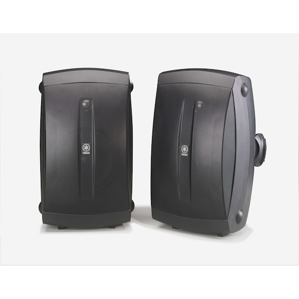 Yamaha Outdoor Speakers, 13-1/2" H, Black, Plastic - NS-AW350