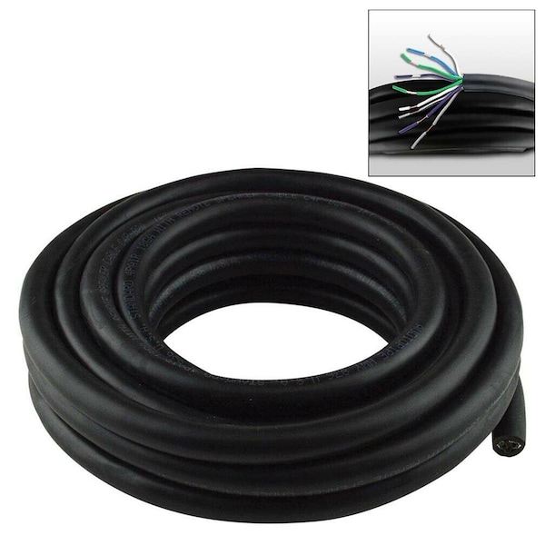 Audiopipe 20 ft. Speed Cable with 9 Conductor 18 gauge Speaker & Remote Wire - AU600058