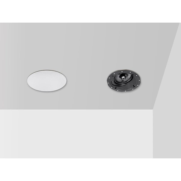 Monoprice Alpha In-Ceiling Speakers 6.5in Carbon Fiber 2-Way with 15 Degree Angled Dri - 34197