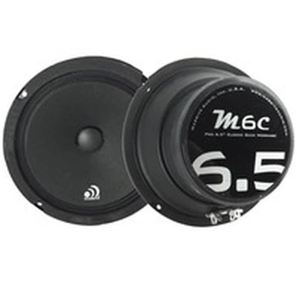 Massive Audio Massive Audio M6C 6.5 in. 280W Closed Basket Audio Midrange Car Speakers - M6C
