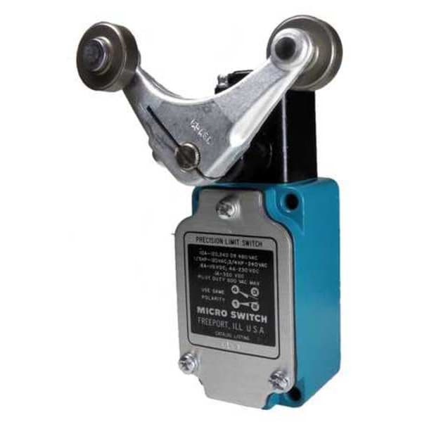 Interruptor de límite Honeywell, Palanca de rodillo, Rotativo, 1NC/1NO, 10A @ 480V CA, Ubicación del actuador: Lateral - 6LS1.