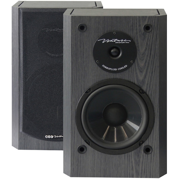 Bic America Bookshelf and Surround 175W 2-Way 6.5" Speakers - DV62SIB