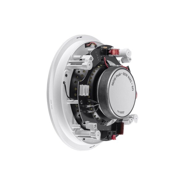 Monoprice Caliber Slim Bezel In-Ceiling Speakers_ 8in Fiber 2-Way (pair) - 34707