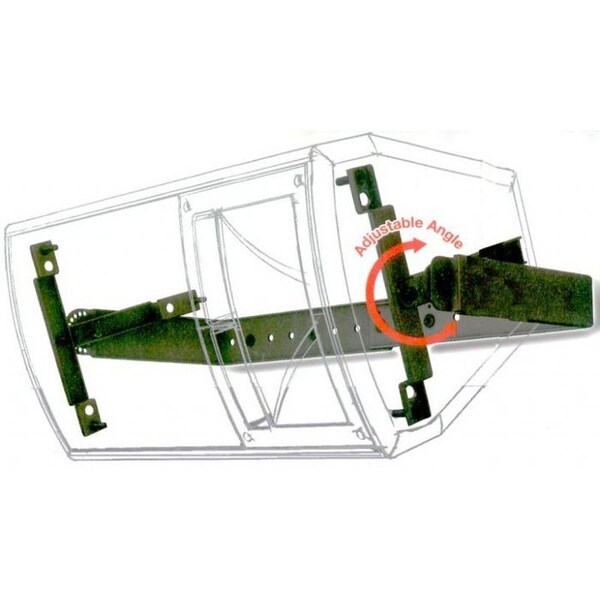 Dj Tech Heavey Duty Professional Adjustable Speaker Mounting Bracket System ideal for Vegas Speaker - VEGAS U MOUNT