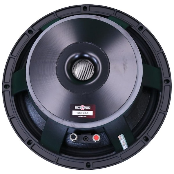 B And C High Power 12-in Woofer w/50 - 3000 Hz Frequency Range with weather trated cone - 12MH36-8