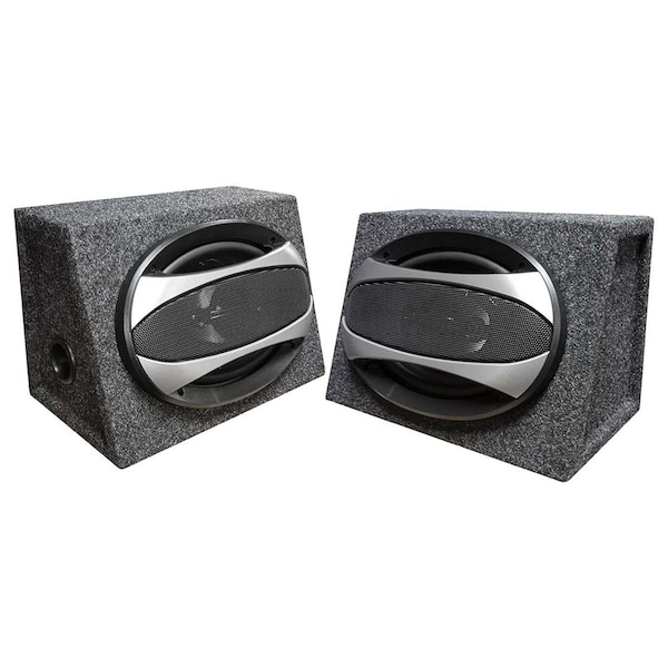Soundwave 6 x 9 in. Audiodrift Loaded Max 4 Way Single Boxes Speaker - SO2682469