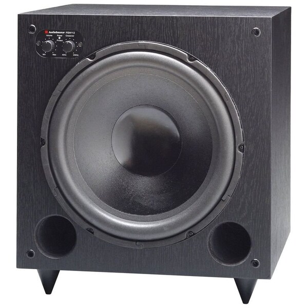 Audiosource 175 Watt Max 12-in Amplified subwoofer w/Twin tuned ports - PSW112