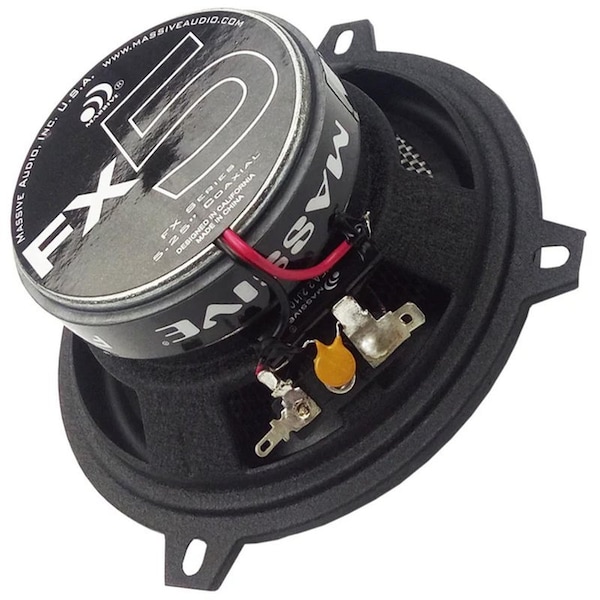 Massive Audio 5.25 2-Way 60 Watts RMS Coaxial Speakers - FX5