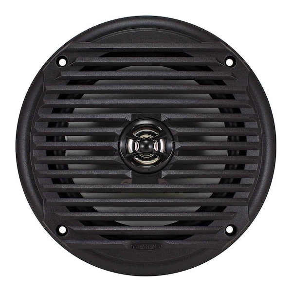 Asa Electronics ASA Electronics  6.5 in. Jensen Coaxial Marine Speakers Pair, Black - ASAMS6007BR