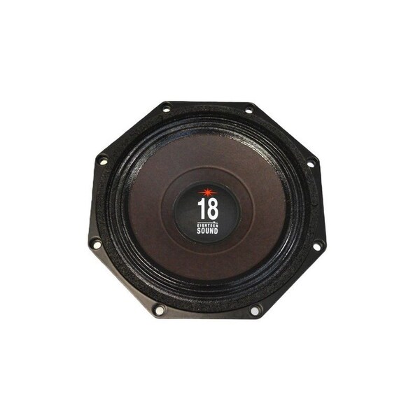 18 Sound High Power Octragon Shape 8-in 8 ohm woofer 500 Watt capability - 8MB720-8