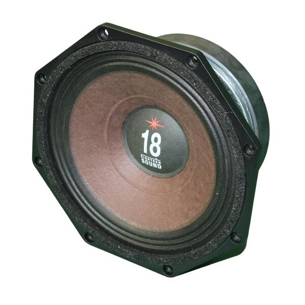 18 Sound High Power Octragon Shape 8-in 8 ohm woofer 500 Watt capability - 8MB720-8