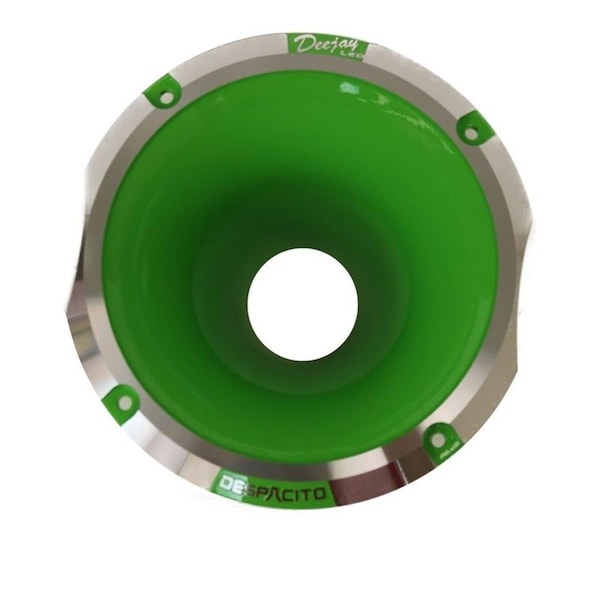 Betterbattery 2 in. Metal Speaker Horn, Green - BE3821949