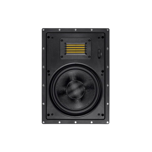 Monoprice Amber In-Wall Speakers 8" 2-way Carbon Fiber w/Ribbon Tweeter (pair) - 24433