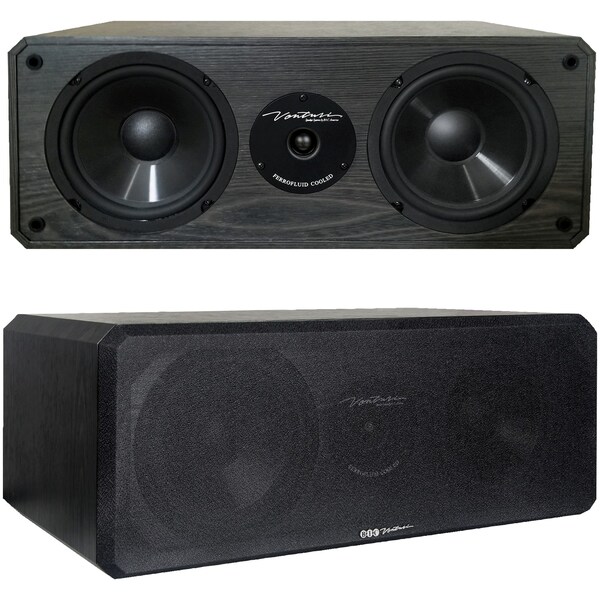 Bic America Center Channel 175W 2-Way 3-Driver 6.5" Speaker - DV62CLR-S