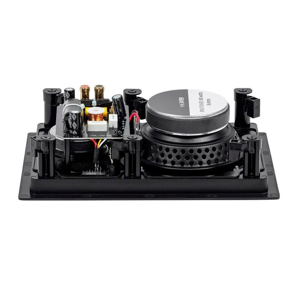 Monoprice Alpha In-Wall Speakers 6.5in Carbon Fiber 3-Way (pair) - 34199
