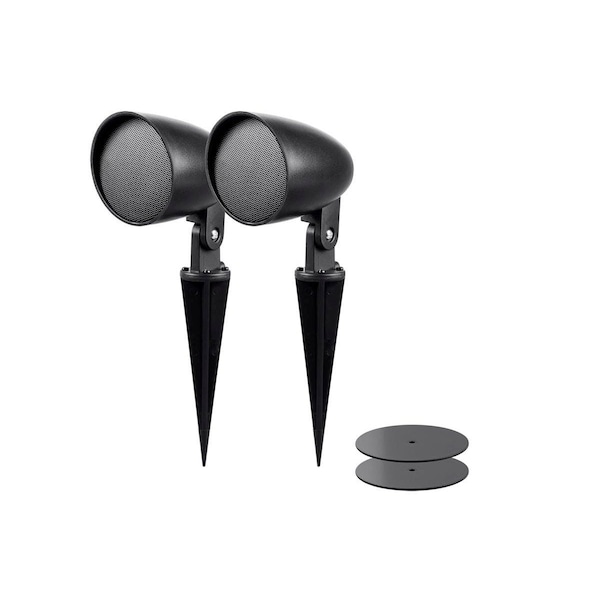 Monoprice Sycamore Outdoor 2.5-inch Satellite Garden Speaker (pair) - 31037