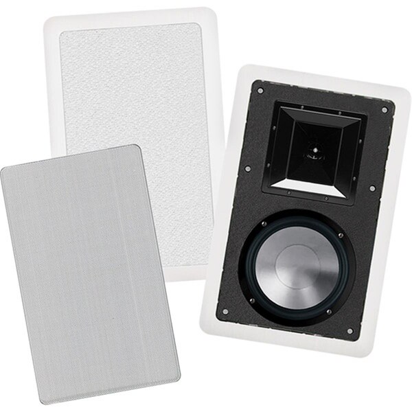 Bic America 8 in. 175-Watt In-Wall 2-Way Speakers With Mid / High Frequency Horns - FH8-W