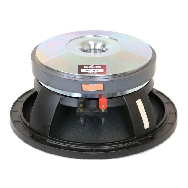 B And C 10.0-in Woofer w/8 Ohms Impedance & 700 Watts Continuous Power Handling Capacity & Ferrite Magnet - 10MD26-8