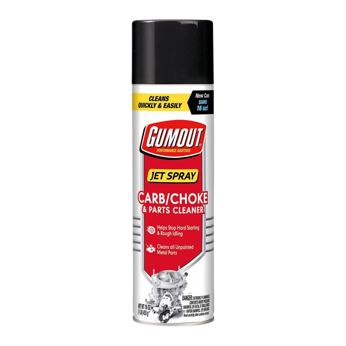 Limpiador de carburador/ahogador y partes en aerosol Gumout de 16 oz - 71283