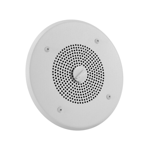 Valcom One-Way, 4 In. Self-Amplified Ceiling Speaker For Voice Or Music - V-1010C