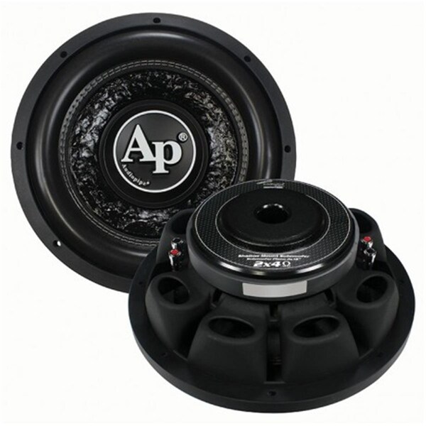 Audiopipe 10 in. 600W Shallow Woofer Dual VC 4 ohm - TXXFA1000