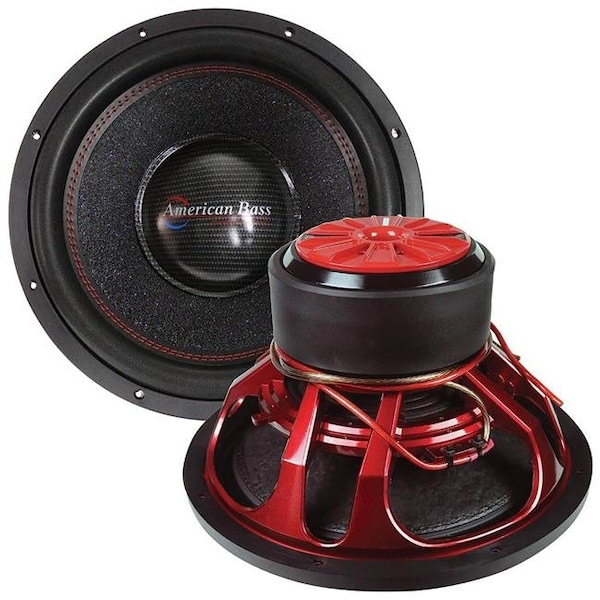 Wci American Bass HAWK1544 15 in. 3000W 4 Ohm DVC Competition Woofer - HAWK1544