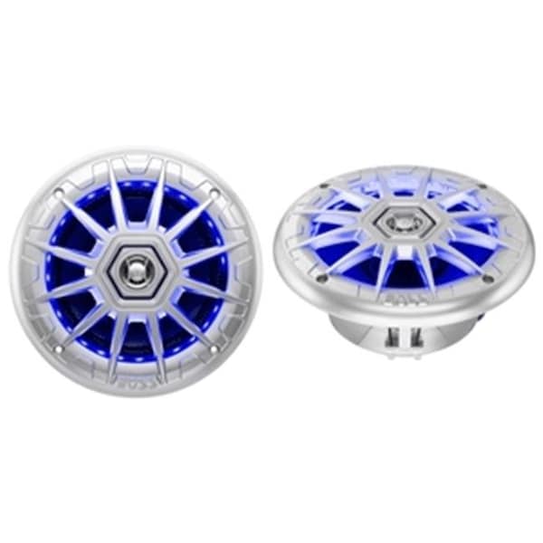 Doomsday 2-Way Coaxial Marine Speakers with RGB LED Lights; 6.5 in. - DO732599