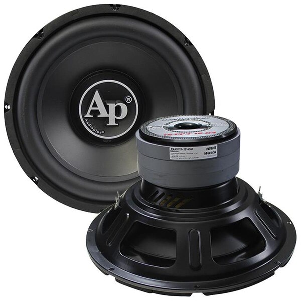 Audiopipe 15 in., 1800W Max Dual 4 Ohm Subwoofer - 784644225172