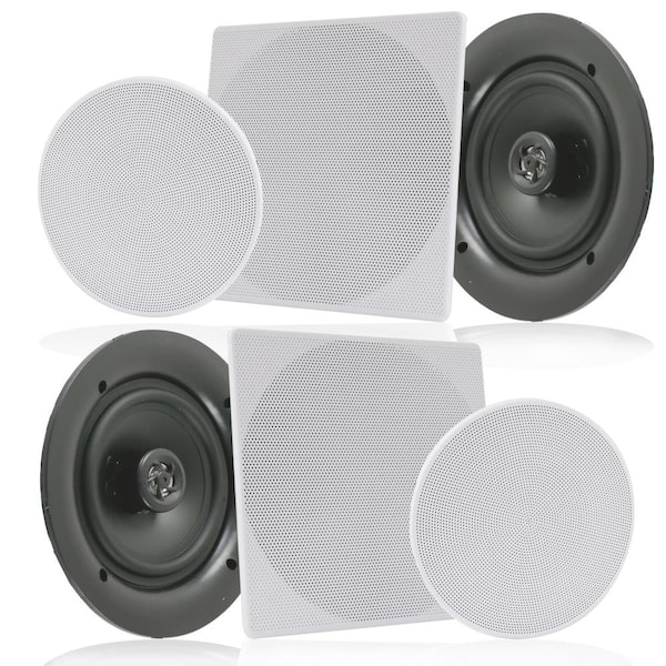 Pyle Dual 6.5" In-Wall/Ceiling 16 Ohm Speaker, PDIC1666 - PDIC1666