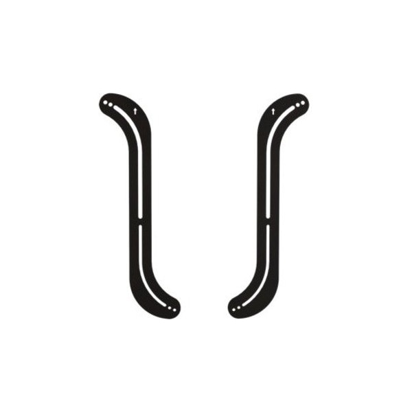 Crimson Av Crimson AV KBAR1 Mounting Adapter for Speaker, Flat Panel Display - Black - Cold Rolled Steel - KBAR1