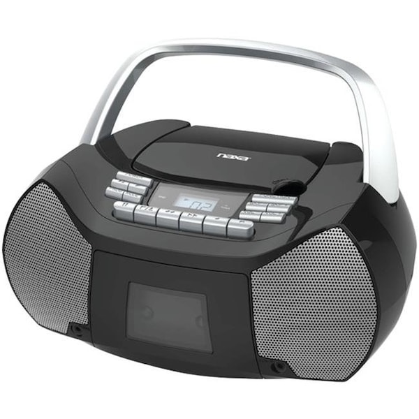 Naxa Electronics Nana NPB-268 Portable CD & Cassette Boom box - NPB-268