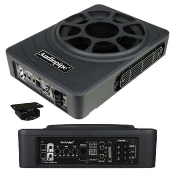 Audiopipe 10 in. Low Profile Amplfied Subwoofer - APLP1030
