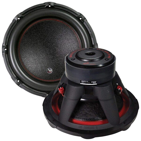 Audiopipe 15 in. Triple Stack Woofer 4 Ohm Dual Voice Coil 2400W Max - AU599955