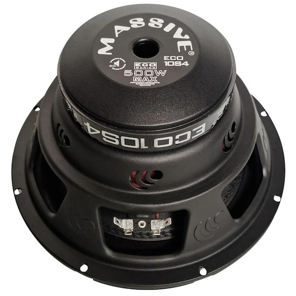 Massive Audio 10 250 WATTS RMS SINGLE 4 OHM SUBWOOFER - ECO10S4